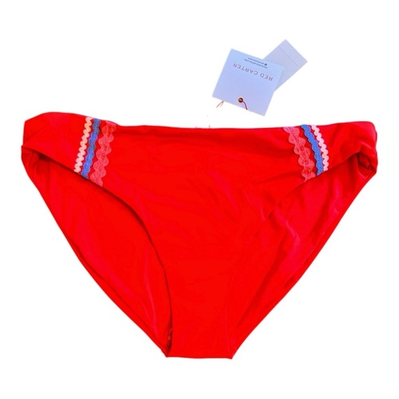 Red Carter Lola Bikini Bottoms in Red NWT - Picture 2 of 6